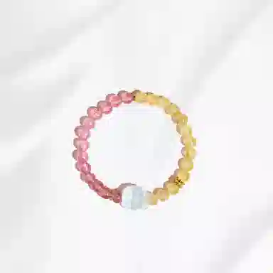 冠饰婵 九尾狐招财 新中式 小众设计 复古 简约日常 通勤必备 招财纳福 平安喜乐 好运 琉璃 手串 女款