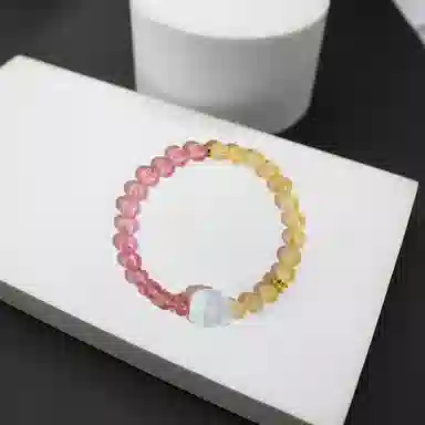 冠饰婵 九尾狐招财 新中式 小众设计 复古 简约日常 通勤必备 招财纳福 平安喜乐 好运 琉璃 手串 女款