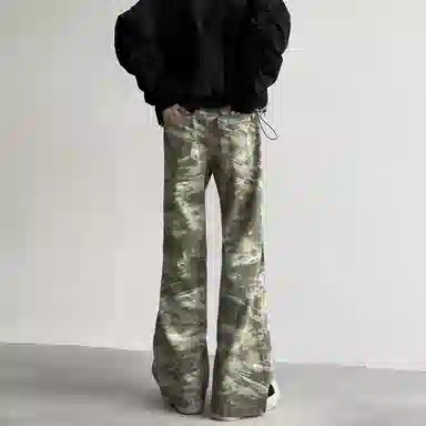 Renben Camo Green Jeans