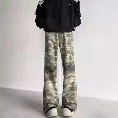 Renben Camo Green Jeans