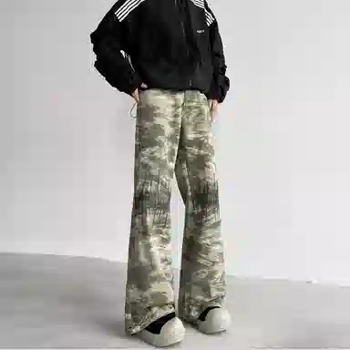 Renben Camo Green Jeans