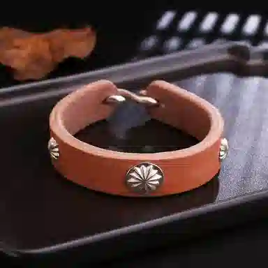Angel Wish Vintage Leather Bracelet