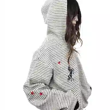 WANNA LAB 26SS Red Star Unicorn Hoodie