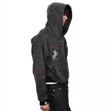 WANNA LAB 26SS Red Star Unicorn Hoodie