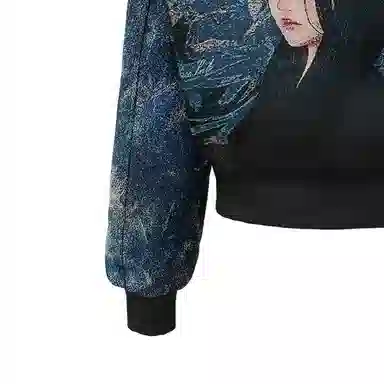 WANNA LAB FW25 Sea Monster Bomber Cotton Jacket