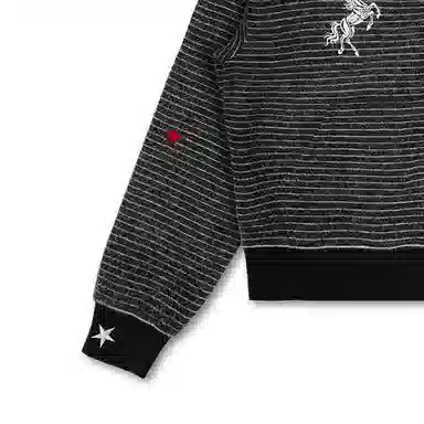 WANNA LAB 26SS Red Star Unicorn Hoodie