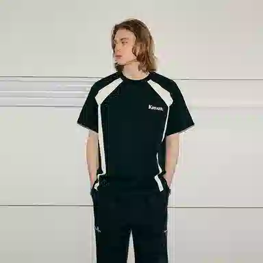KREATE Boxy Cut Colorblock T-Shirt