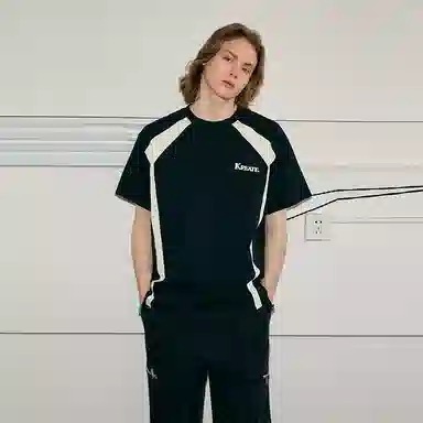 KREATE Boxy Cut Colorblock T-Shirt
