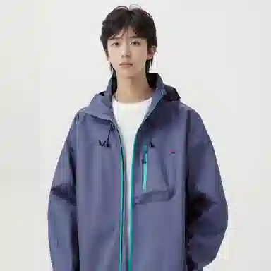 大卫贝肯  美式情侣款户外登山服潮休闲宽松日常百搭连帽  防水防风透气耐磨防泼水冲锋衣 男女同款