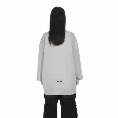 大卫贝肯 重磅简约复古纯色经典基础款精梳轻抓绒棉美式日常通勤百搭圆领休闲宽松落肩袖套头卫衣 男女同款