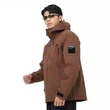 大卫贝肯  户外山系登山运动拼接撞色设计款多功能机能风  防水透气耐磨保暖防雨冲锋衣 男女同款