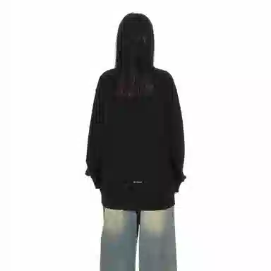 大卫贝肯 重磅简约复古纯色经典基础款精梳轻抓绒棉美式日常通勤百搭圆领休闲宽松落肩袖套头卫衣 男女同款