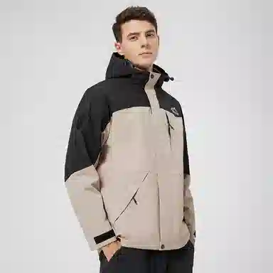 大卫贝肯  美式品牌经典简约山系户外登山运动宽松连帽三合一百搭舒适 冲锋衣 男女同款