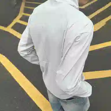 大卫贝肯 冰丝凉感美式复古高街简约网眼设计城市户外通勤正肩型透气防紫外线百搭时尚休闲运动防晒服 男女同款