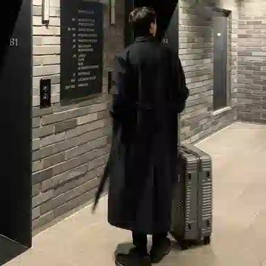 大卫贝肯 英伦风简约复古纯色百搭通勤高级感宽松休闲长款过膝保暖加厚大衣 男女同款