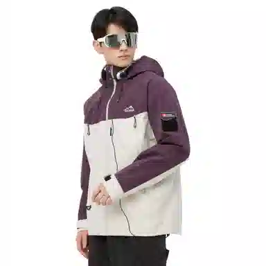 大卫贝肯  户外山系登山运动拼接撞色设计款多功能机能风  防水透气耐磨保暖防雨冲锋衣 男女同款