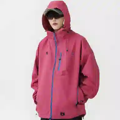 大卫贝肯  美式情侣款户外登山服潮休闲宽松日常百搭连帽  防水防风透气耐磨防泼水冲锋衣 男女同款