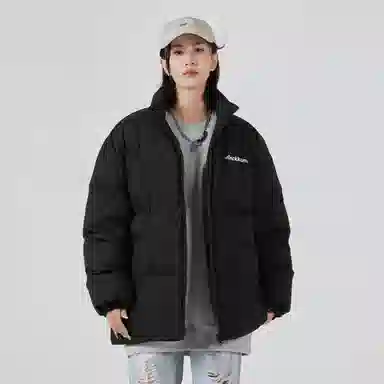 大卫贝肯 美式简约基础款立领宽松面包棉服宽松百搭灯芯绒长裤休闲运动套装 男女同款