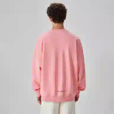 大卫贝肯 简约基础款美式复古纯色日常通勤百搭圆领休闲宽松落肩袖套头卫衣 男女同款