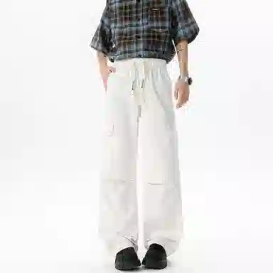 大卫贝肯 美式潮牌高街宽松休闲山系户外简约运动百搭工装裤 男女同款