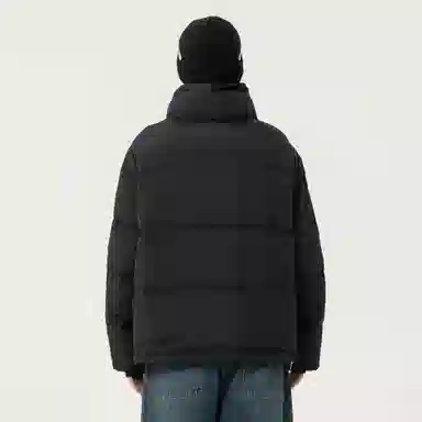 大卫贝肯 美式简约基础款纯色防寒鸭绒户外防风保暖立领宽松休闲舒适百搭羽绒服 男女同款