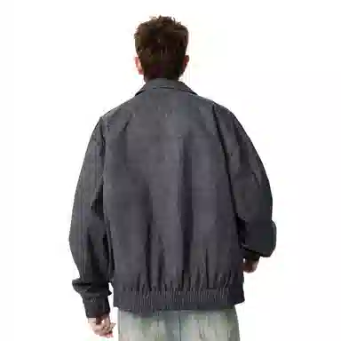 大卫贝肯 美式经典潮牌基础款翻领开衫结构设计感防风运动外套高街简约休闲夹克 男女同款