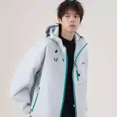 大卫贝肯  美式情侣款户外登山服潮休闲宽松日常百搭连帽  防水防风透气耐磨防泼水冲锋衣 男女同款