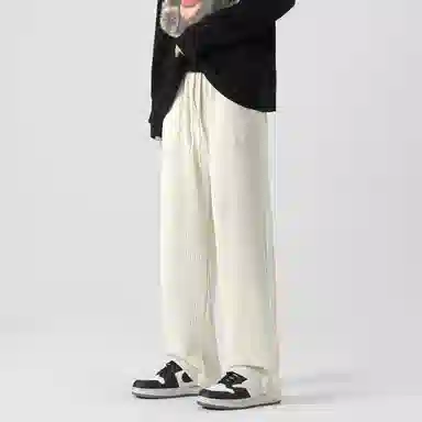 大卫贝肯 美式简约基础款立领宽松面包棉服宽松百搭灯芯绒长裤休闲运动套装 男女同款