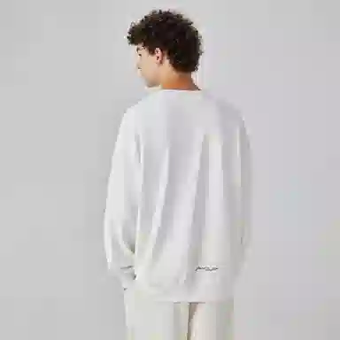 大卫贝肯 简约基础款美式复古纯色日常通勤百搭圆领休闲宽松落肩袖套头卫衣 男女同款