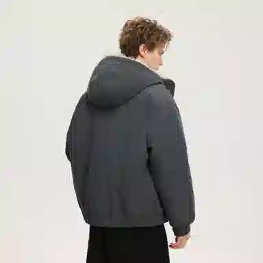 大卫贝肯 美式高街痞帅防貂毛连帽保暖防寒宽松舒适潮流棉服 男女同款