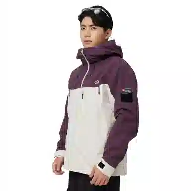 大卫贝肯  户外山系登山运动拼接撞色设计款多功能机能风  防水透气耐磨保暖防雨冲锋衣 男女同款