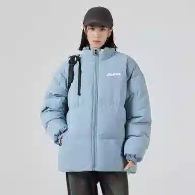 大卫贝肯 美式简约基础款立领宽松面包棉服宽松百搭灯芯绒长裤休闲运动套装 男女同款