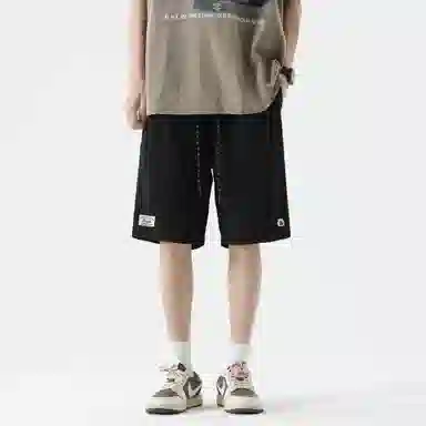 大卫贝肯 美式街头基础款百搭宽松抽绳速干户外工装五分休闲短裤 男女同款