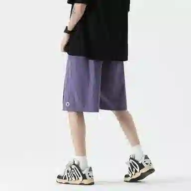 大卫贝肯 美式街头基础款百搭宽松抽绳速干户外工装五分休闲短裤 男女同款