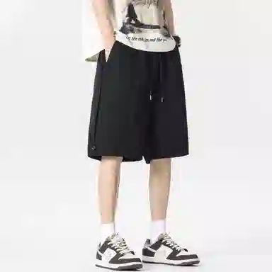 大卫贝肯 美式街头字母户外运动透气百搭休闲潮流五分工装短裤 男女同款