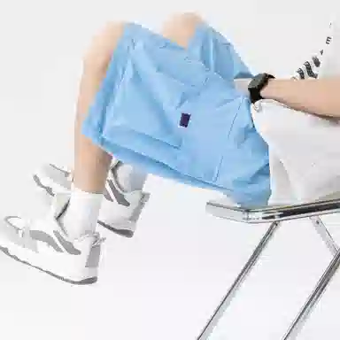 大卫贝肯 ×贝肯熊 联名款 幸运四叶草打碎字母印花透气圆领短袖手写撞色工装五分裤休闲运动套装 男女同款