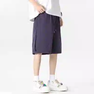 大卫贝肯 美式街头字母户外运动透气百搭休闲潮流五分工装短裤 男女同款