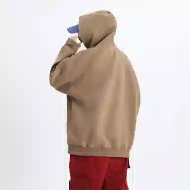 大卫贝肯 美式高街学院风宽松休闲加绒加厚百搭保暖长袖卫衣 男女同款