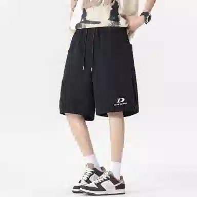 大卫贝肯 美式街头字母户外运动透气百搭休闲潮流五分工装短裤 男女同款