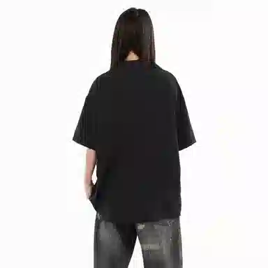 大卫贝肯 美式冰丝复古街头基础无性别主义百搭休闲舒适垂感透气宽松简约翻领短袖衬衫 男女同款