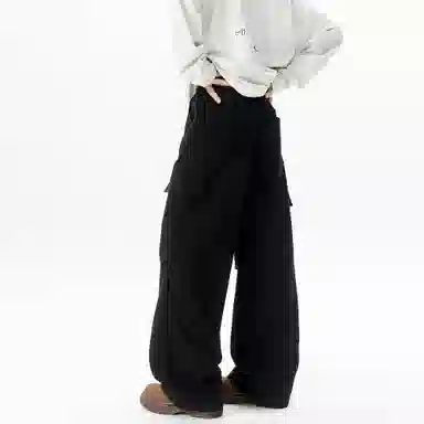 大卫贝肯 美式潮牌高街宽松休闲山系户外简约运动百搭工装裤 男女同款