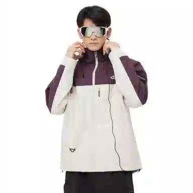 大卫贝肯  户外山系登山运动拼接撞色设计款多功能机能风  防水透气耐磨保暖防雨冲锋衣 男女同款