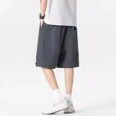 大卫贝肯 美式街头字母户外运动透气百搭休闲潮流五分工装短裤 男女同款