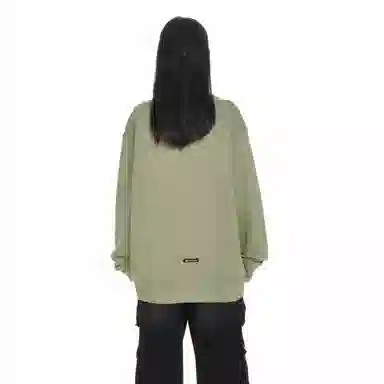 大卫贝肯 重磅简约复古纯色经典基础款精梳轻抓绒棉美式日常通勤百搭圆领休闲宽松落肩袖套头卫衣 男女同款