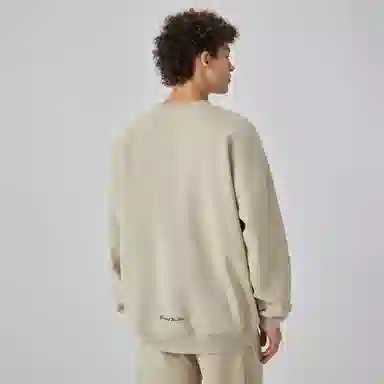 大卫贝肯 简约基础款美式复古纯色日常通勤百搭圆领休闲宽松落肩袖套头卫衣 男女同款