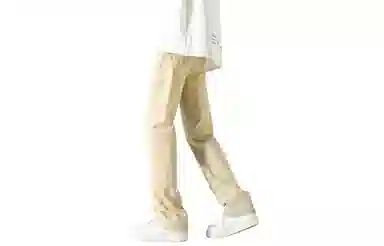 大卫贝肯 水洗做旧设计感刮破直筒铅笔裤美式高街宽松休闲百搭日常通勤基础款纯色中腰柔软小脚牛仔裤 男女同款