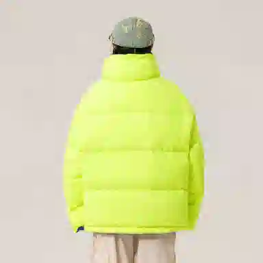 大卫贝肯 美式简约基础款纯色防寒鸭绒户外防风保暖立领宽松休闲舒适百搭羽绒服 男女同款