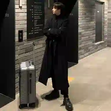 大卫贝肯 英伦风简约复古纯色百搭通勤高级感宽松休闲长款过膝保暖加厚大衣 男女同款