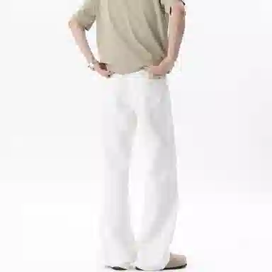 大卫贝肯 美式复古简约经典基础款休闲牛仔裤 男女同款