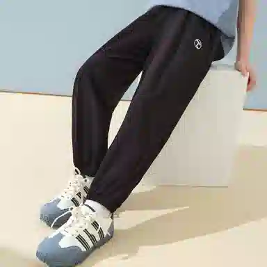 唐狮童装 百搭时尚简约休闲裤 儿童款 黑色